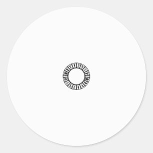 Pegatina Redonda Descubra Pegatinas redondos clásicos de alta calid
