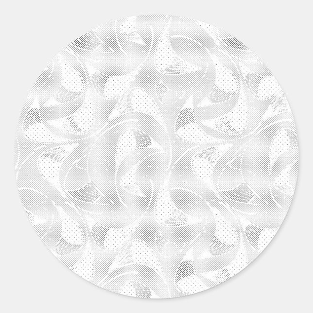 Pegatina Redonda Descubra Pegatinas redondos clásicos de alta calid (Anverso)