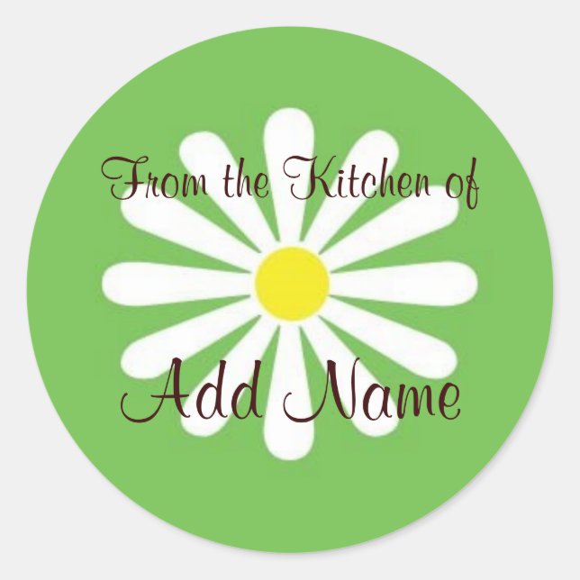 Pegatina Redonda Desde la cocina de Lable (Anverso)