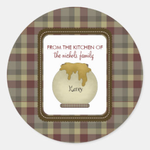 Pegatina Redonda Desde La Cocina De Los Pegatinas