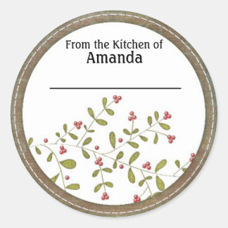 Pegatina Redonda Desde la cocina del Pegatina, hecha por ti con eti