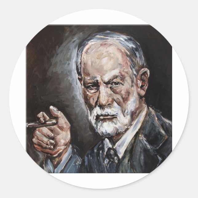 Pegatina Redonda desenfrenado (Anverso)