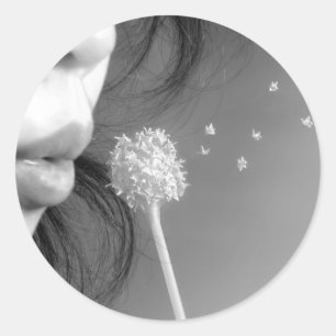 Pegatina Redonda Deseo