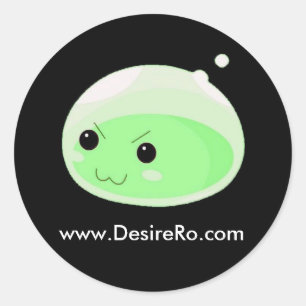 Pegatina Redonda Deseo Ragnarok