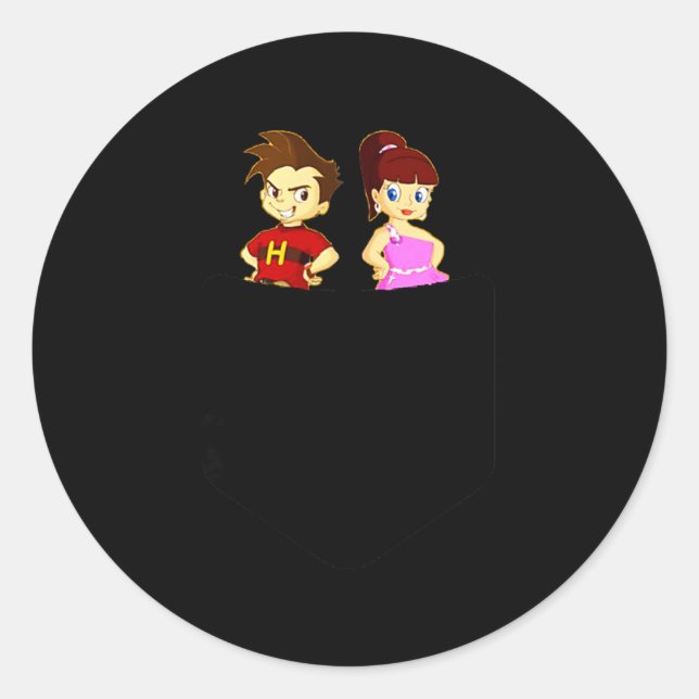 Pegatina Redonda Desi Bollywood Movies Hum Tum On Valentines Day  (Anverso)