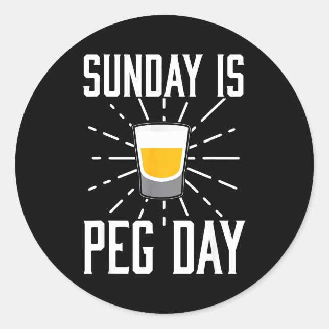 Pegatina Redonda Desi Punjabi Funny Peg Day Sikh Quote Gift  (Anverso)