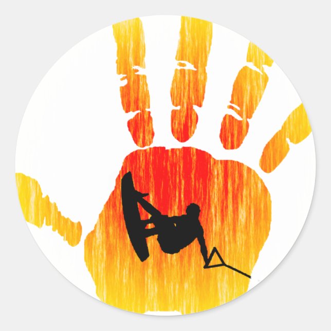 Pegatina Redonda Deslizador lateral del tablero de instrumentos (Anverso)