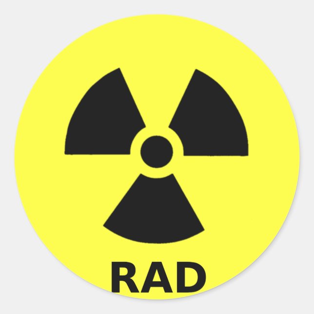 Pegatina Redonda desorden (Anverso)