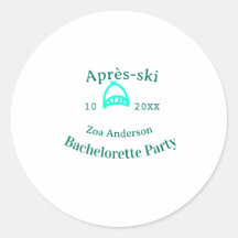 despedida de soltera après-ski sombrero turquesa n