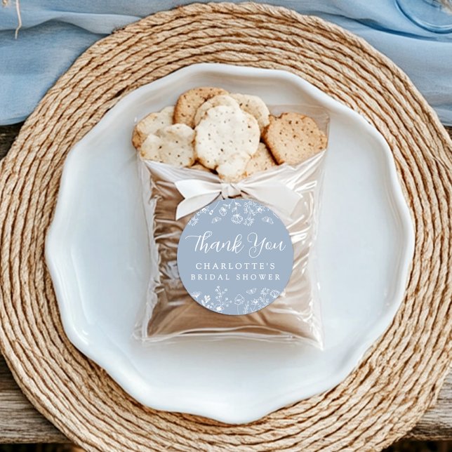 Pegatina Redonda Despedida de Soltera Botánica Floral (Subido por el creador)