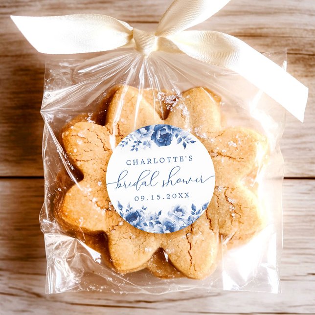 Pegatina Redonda Despedida de Soltera con Acuarela Floral (Subido por el creador)