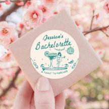 Despedida de soltera divertida y caprichosa verde