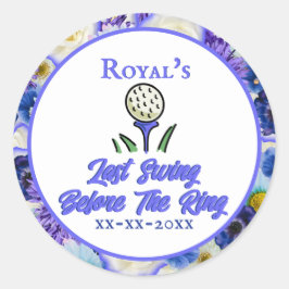 Pegatina Redonda Despedida de Soltera, Fiesta de Despedida de Solte