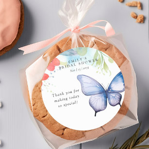 Pegatina Redonda Despedida de Soltera Me Da Mariposas