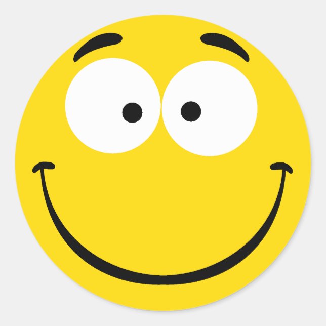 Pegatina Redonda Desquiciado (Anverso)