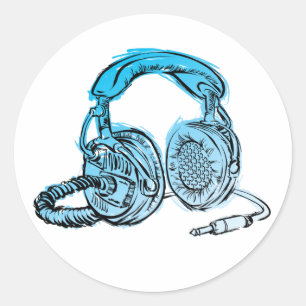 Pegatina Redonda Destruir