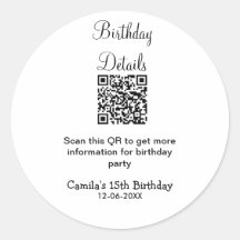 detalles de fiesta de cumpleaños modernos escanead