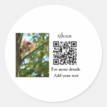 Detalles simples de nombres de animales Código QR