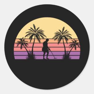 Pegatina Redonda Detectora Metalizado de Sondeln