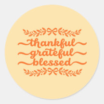 Día de Acción de Gracias Agradecido Bendito