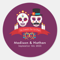 Día de la Calavera del Azúcar Muerta Boda de Magen