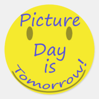 Pegatina Redonda Día de la imagen