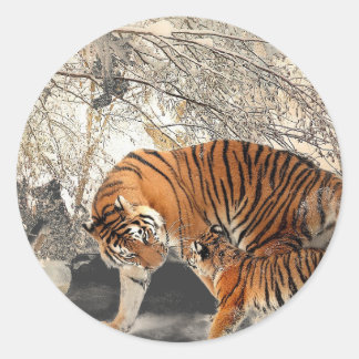 Pegatina Redonda Día de la madre