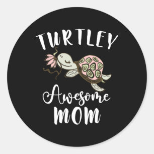 Pegatina Redonda Día de la Madre Ocean Animal Lover Mom Gift Idea T