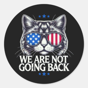 Pegatina Redonda Día de las Elecciones en Estados Unidos 2024 No vo