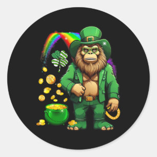 Pegatina Redonda Día de los Patrocinadores del Arcoiris en San Patr