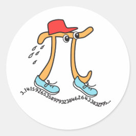 Pegatina Redonda Día de Pi - Pi de larga duración - Stickers divert