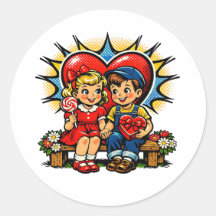 Día de San Valentín | Arte Pop Retro Vintage