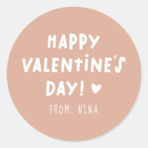 Día de San Valentín en el salón de clase de niños