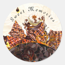 PEGATINA REDONDA ¡DÍA DE SOL DULCE! :)