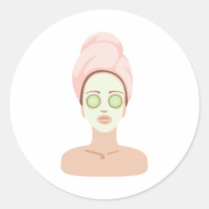 Pegatina Redonda Día del balneario