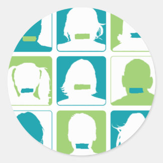 Pegatina Redonda Día Del Silencio