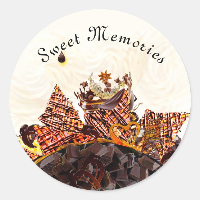 PEGATINA REDONDA ¡DÍA DULCE DE SOL! :) (Anverso)