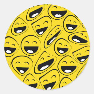 Pegatina Redonda Día mundial de la risa