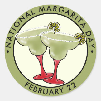 Pegatina Redonda Día nacional de Margarita