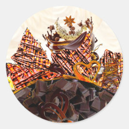 PEGATINA REDONDA ¡DÍA SOL DULCE! :)