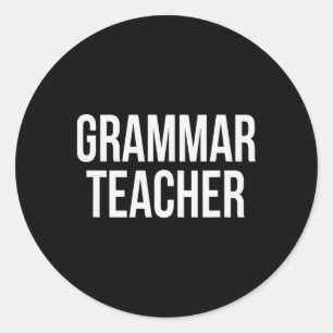 Pegatina Redonda Día y Semana de Agradecimiento al Profesor de Gram