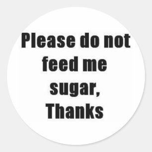 Pegatina Redonda Diabetes