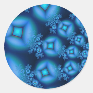 Pegatina Redonda Diamond Blueberries Trippy Psychedelic