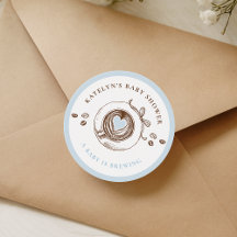 Dibujo a mano Baby Is Brewing