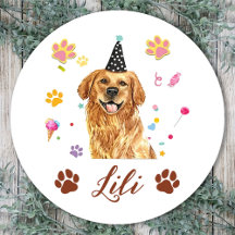 Dibujo Personalizado a Mano de Perro Retriever Dor