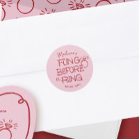 Dibujo rojo y rosa de dibujos animados antes del a