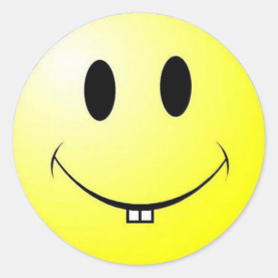 Pegatina Redonda diente de dólar