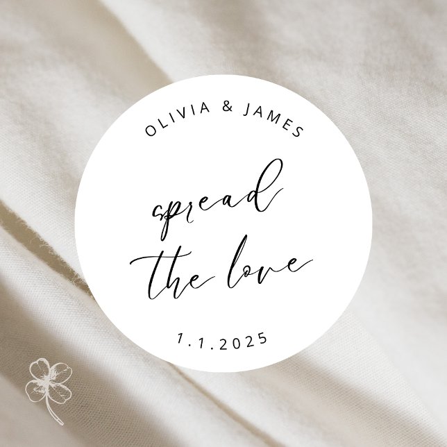 Pegatina Redonda Difundir a los Pegatinas del amor (Subido por el creador)