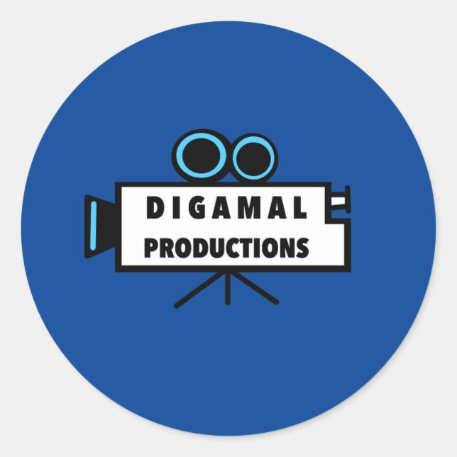 Pegatina Redonda Digamal oficial (Anverso)