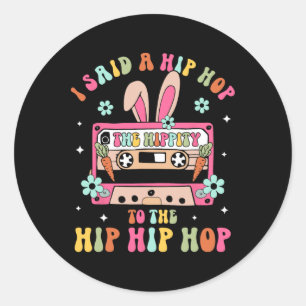 Pegatina Redonda Dije cadera La caderita Para saltar Hip Hop Bunny